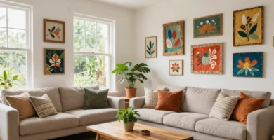 17 DIY Wall Art Decor Living Room Projects You Can Try