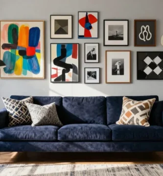 17 Living Room Wall Art Above Couch Placement Ideas