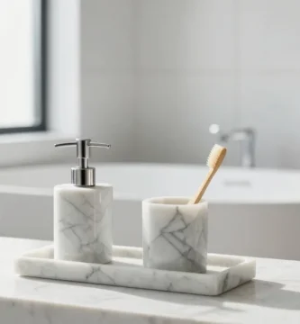17 Marble Bathroom Accessories for Timeless Elegance