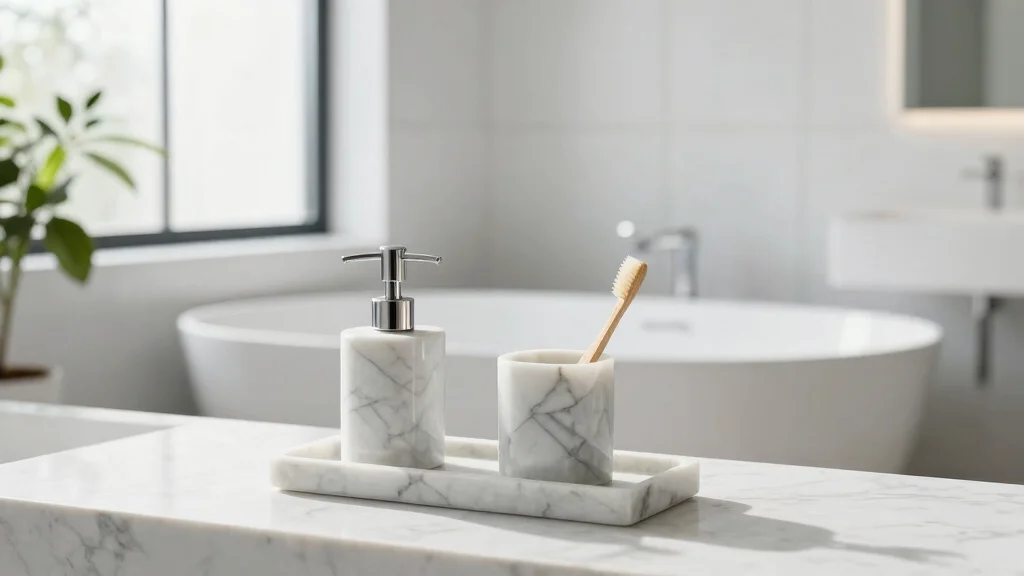 17 Marble Bathroom Accessories for Timeless Elegance