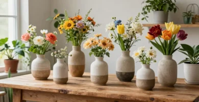 17 Vases with Flowers That Bring Life Indoors