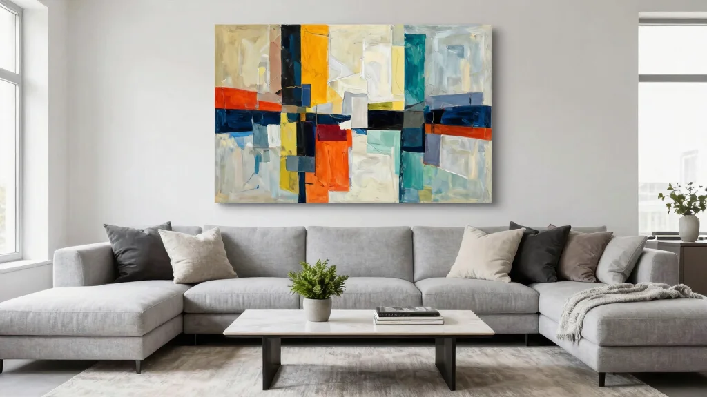 18 Abstract Wall Art Living Room for a Contemporary Look