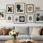 18 Art Wall Living Room Designs to Elevate Your Decor
