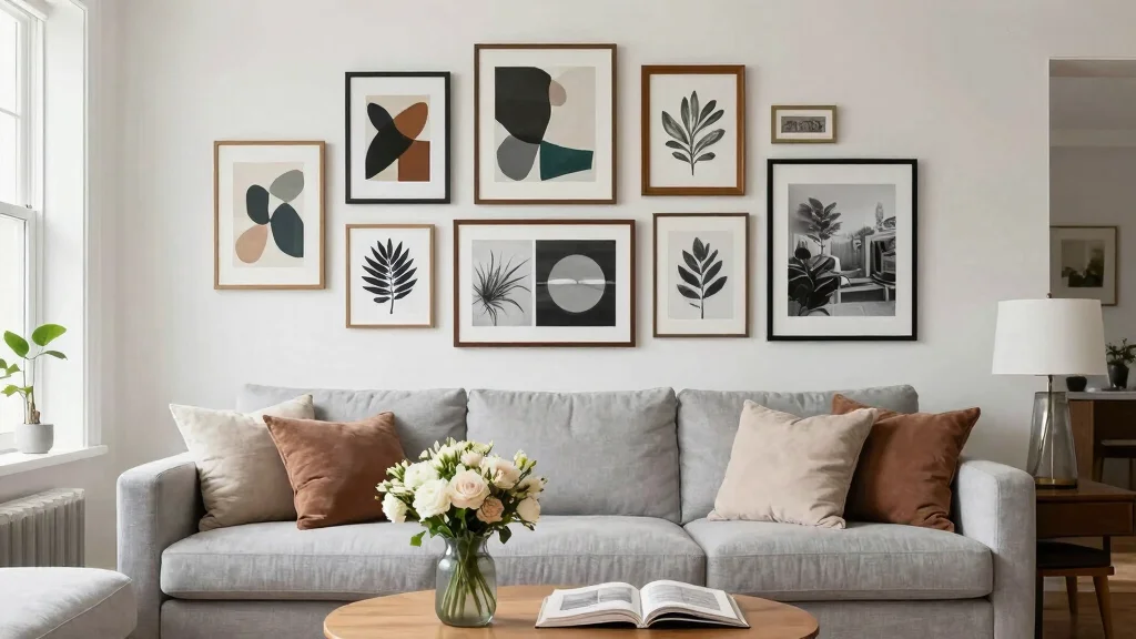 18 Art Wall Living Room Designs to Elevate Your Decor