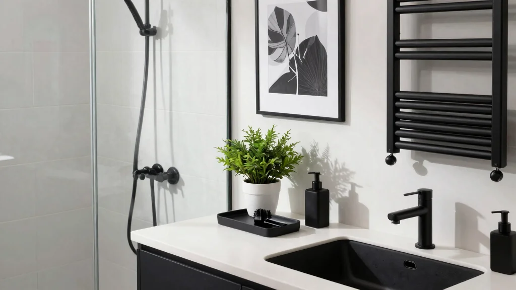 18 Black Bathroom Accessories for a Sleek Modern Look