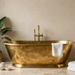 18 Brass Bathroom Accessories That Feel Luxurious