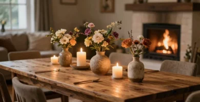 18 Bud Vase and Candle Centerpieces for Cozy Tables