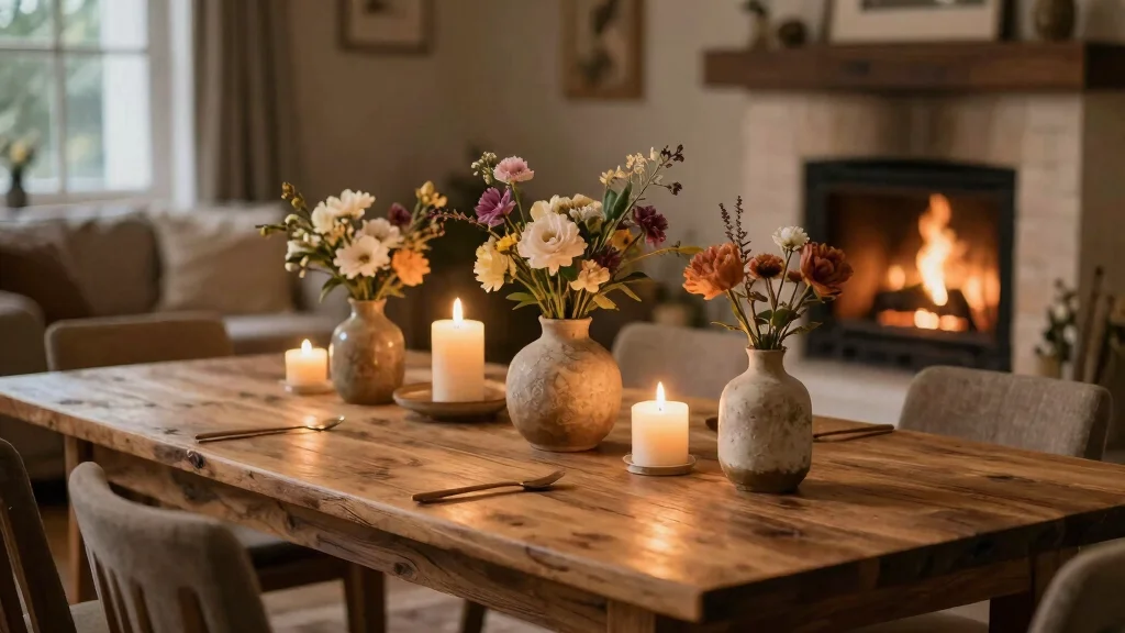 18 Bud Vase and Candle Centerpieces for Cozy Tables