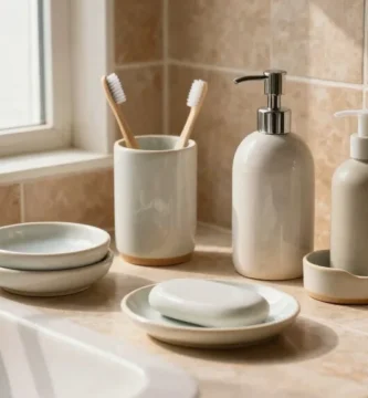 18 Ceramic Bathroom Accessories for a Refined Look
