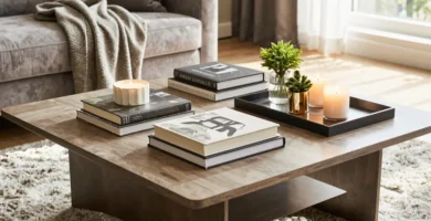 18 Creative Ways to Style Books on Coffee Tables