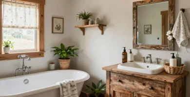 18 Farmhouse Bathroom Accessories for Cozy Charm