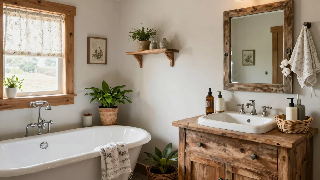 18 Farmhouse Bathroom Accessories for Cozy Charm