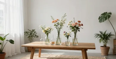 18 Glass Vase Decor Ideas for Light and Airy Spaces