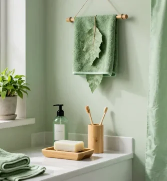 18 Green Bathroom Accessories Inspired by Nature