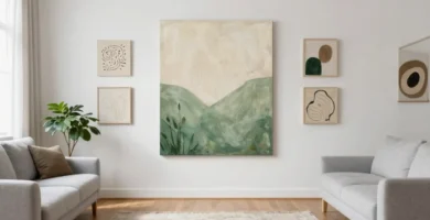 18 Minimalist Wall Art Living Room Ideas for Clean Spaces
