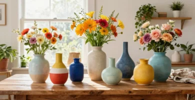 18 Painted Vases for Creative Home Styling