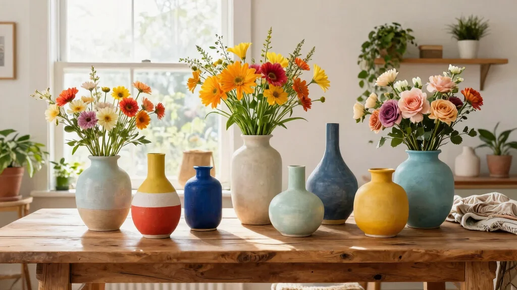 18 Painted Vases for Creative Home Styling