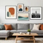 19 Framed Wall Art Living Room Ideas for a Polished Look