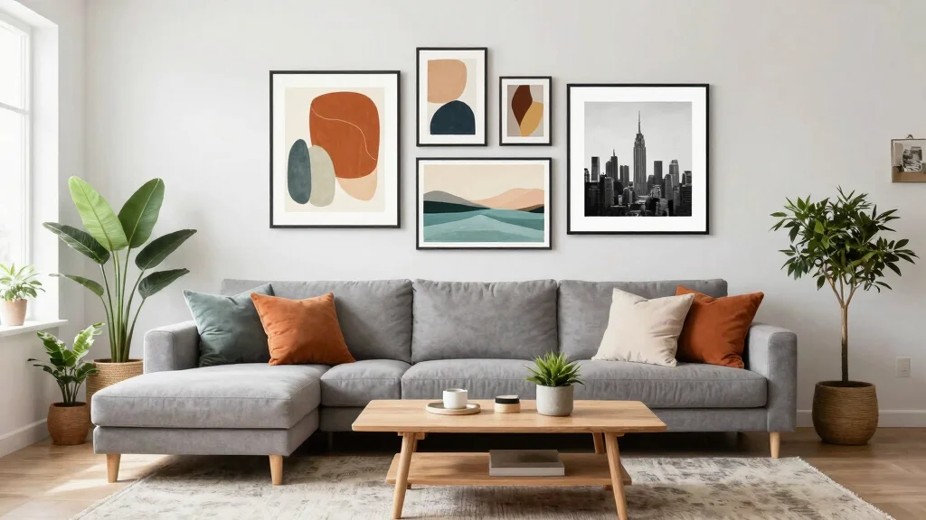 19 Framed Wall Art Living Room Ideas for a Polished Look