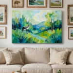 19 Living Room Wall Art Ideas That Make Your Home Look Stylish