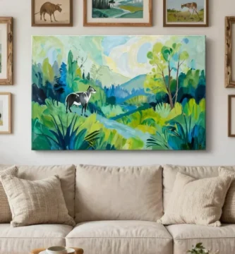 19 Living Room Wall Art Ideas That Make Your Home Look Stylish