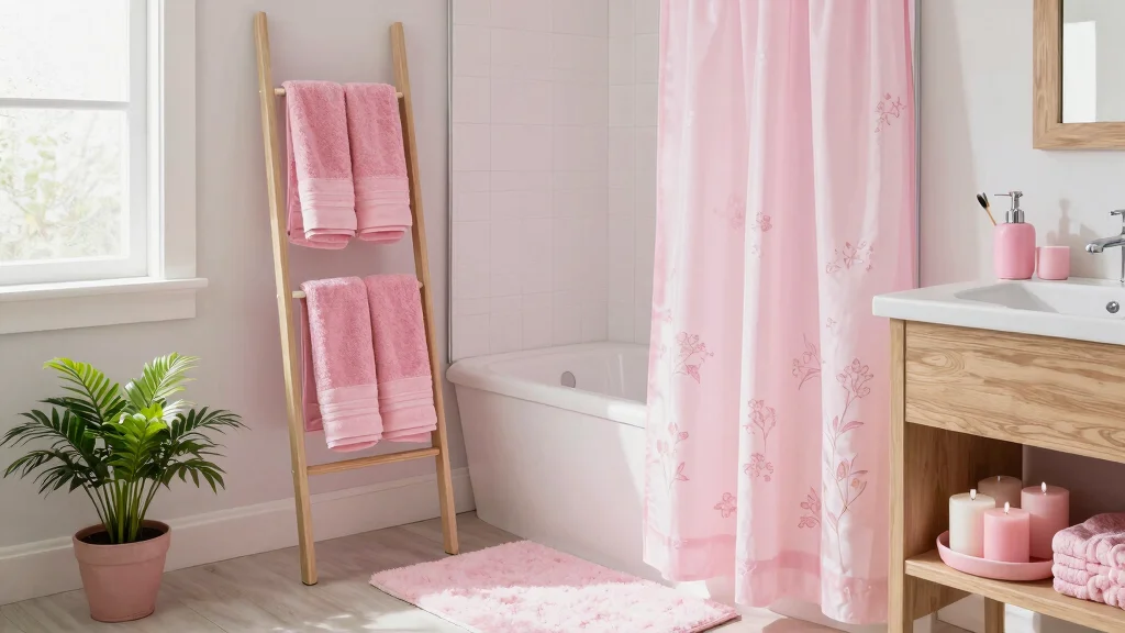 19 Pink Bathroom Accessories for Soft and Playful Decor