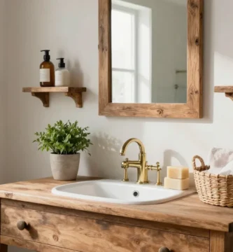 19 Rustic Bathroom Accessories for Natural Warmth