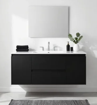 20 Black and White Bathroom Accessories Styling Ideas