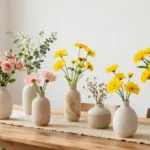 20 Bud Vases with Flowers for Everyday Decor