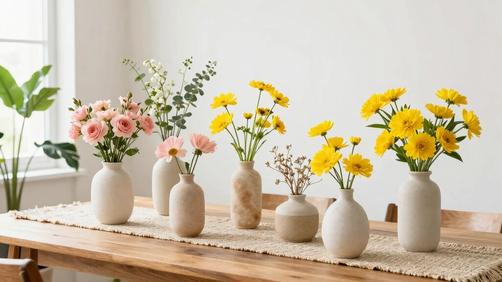 20 Bud Vases with Flowers for Everyday Decor