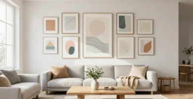 20 Living Room Art Wall Ideas to Create a Stunning Focal Point