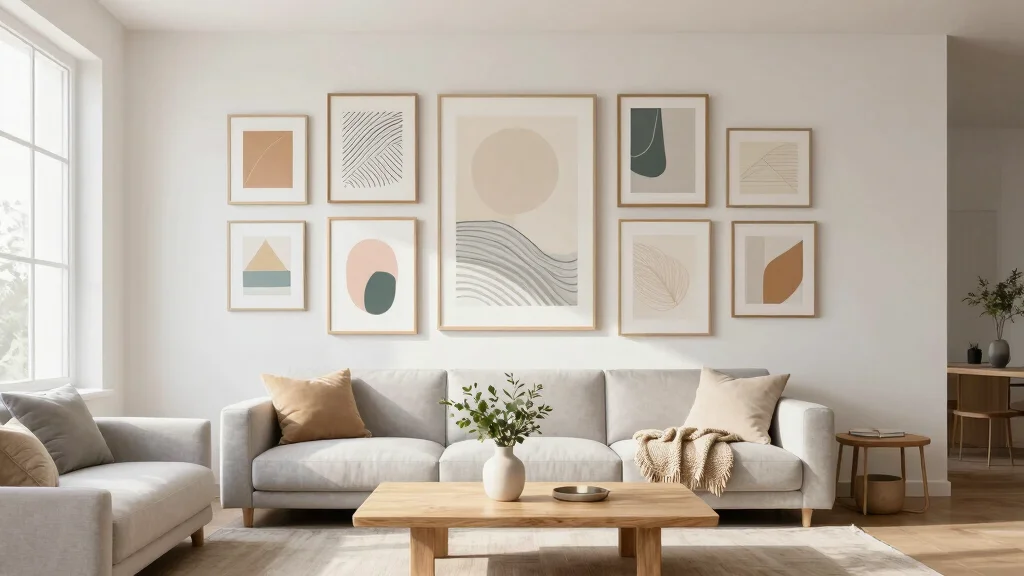 20 Living Room Art Wall Ideas to Create a Stunning Focal Point