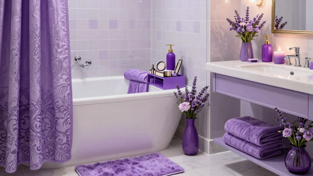 20 Purple Bathroom Accessories for Unique Bathroom Style