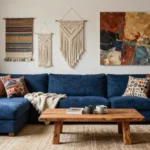 20 Textured Wall Art Living Room Designs That Add Depth