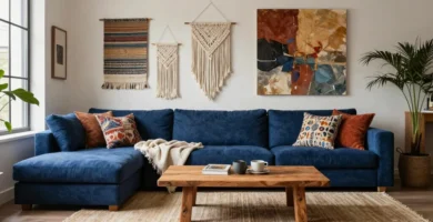 20 Textured Wall Art Living Room Designs That Add Depth