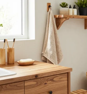 20 Wooden Bathroom Accessories for Warm Natural Style